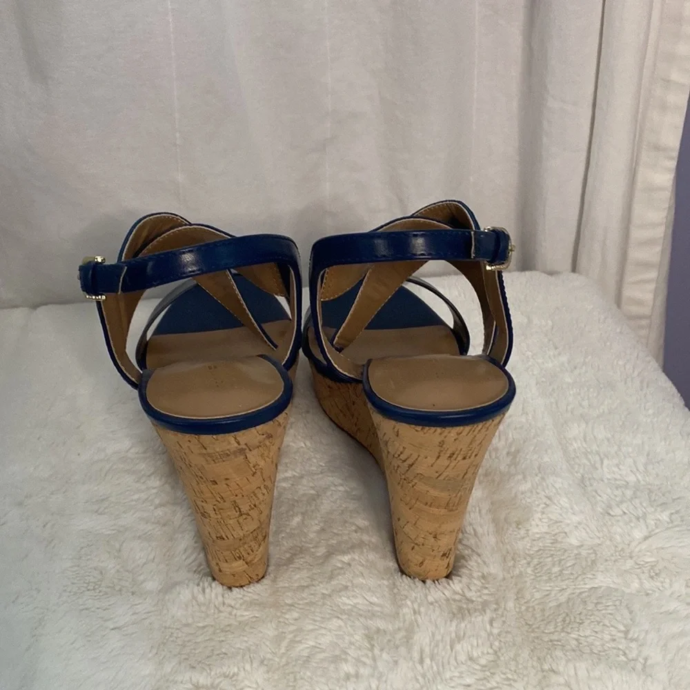 Tommy Hilfiger Kezno Cork Wedge Heel Sandals Size 10M NWOT. - Picture 3 of 10
